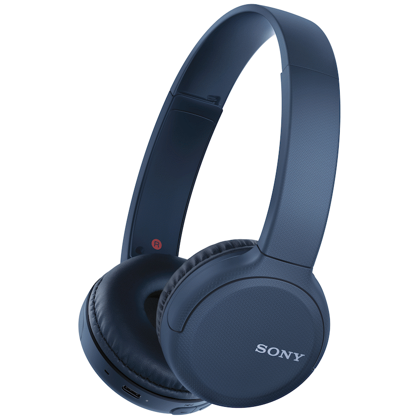 Sony WH-CH510 Bluetooth On-Ear Headphones (Blue)