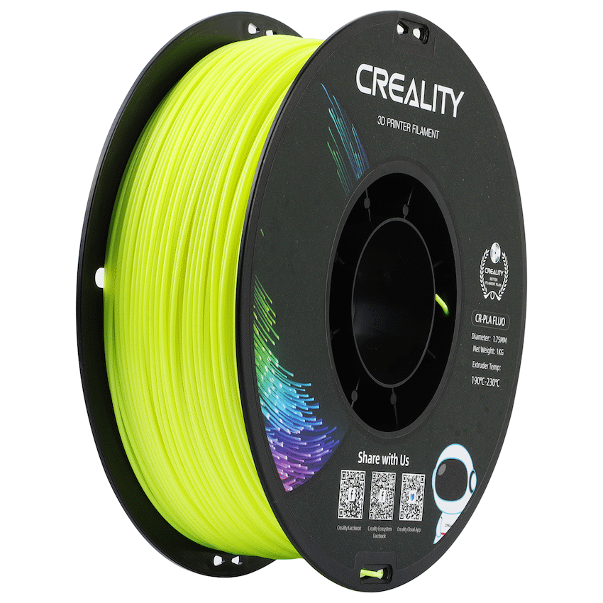 Creality PLA Filament - Fluorescent Yellow - 1kg